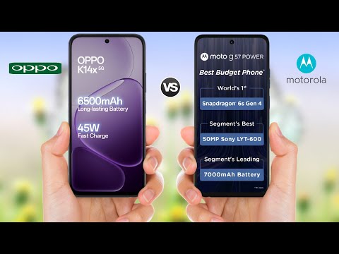 OPPO K14X 5G vs Moto G57 Power 5G || Full Comparison 