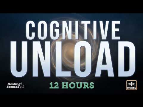 Your Brain Can Finally Rest | Cognitive Unload Sleep Audio (12 Hours with Black Screen)