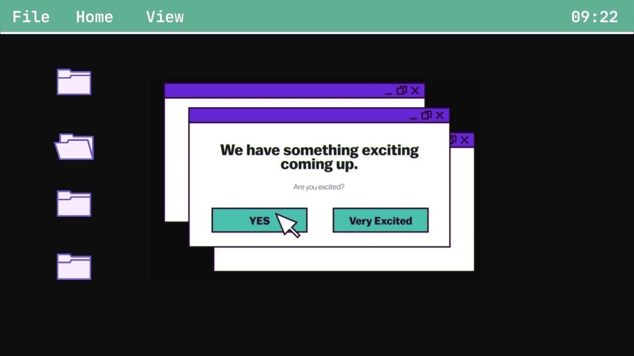 Old Computer Screen 2d Animation