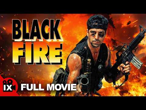 Black Fire (1985) | FULL RETRO WAR ACTION MOVIE | Romano Kristoff | Jim Gaines | Ruel Vernal
