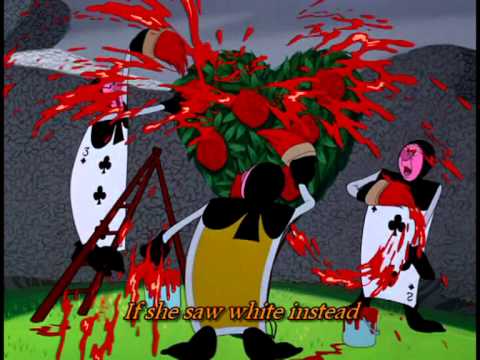 Alice in Wonderland - Painting the roses red