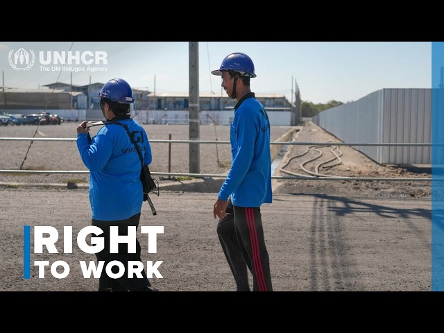 In Thailand, refugees have the right to work
