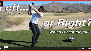 Find Your Ideal Golf Swing: Left vs Right Dominance