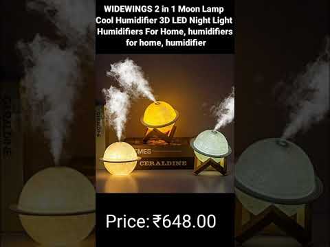 2 in 1 Moon Lamp Cool Mist Humidifiers Essential Oil Diffuser Aroma Air Humidifier