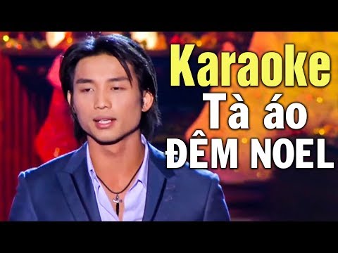 Karaoke TÀ ÁO ĐÊM NOEL - ĐAN NGUYÊN | Beat Chuẩn Tone Nam