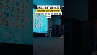 AWALL 160” MicroLED = The Future of Home Entertainment? | Intese Game And Can you Guess The Price?