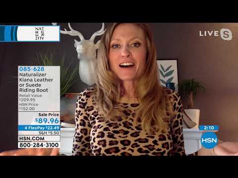 Naturalizer Kiana Leather or Suede Riding Boot