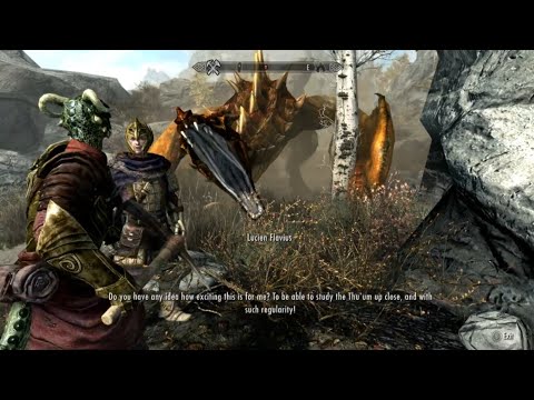 The Elder Scrolls V: Skyrim - Lucien Flavius Wants to Study the Thu'um Up Close