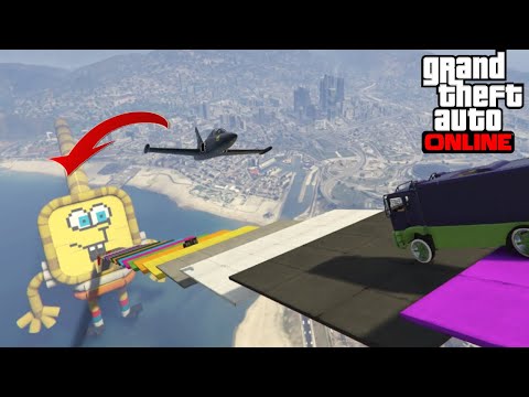 *MEGA RAMPA de *BOB ESPONJA INCREIBLE!! *GTA V ONLINE