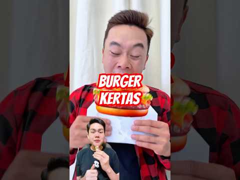 Makan Burger Kertas @ttinyboy