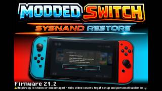 How to Restore Your SysNAND on a Modded Nintendo Switch | Full NAND Recovery Guide