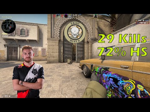 CSGO POV | G2 Niko Destroying FPL with one taps | Dust II with m0NESY