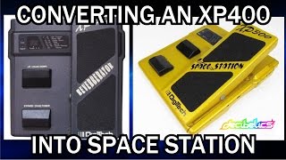 Video thumbnail for Digitech XP400 modded into XP300 Space Station - Before and After by Decibelics