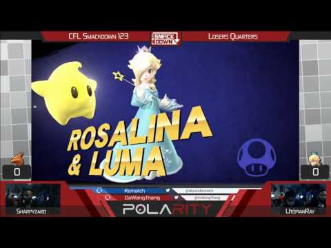 CFL Smackdown 123 WIiU - Sharpyzard (Charizard) vs UtopianRay (Rosalina) - Losers Quarters