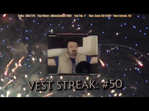 Special 50 Vest-Streak Celebration Video!!! Thanks to ThatAnonyMouse