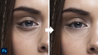 How to Remove Eye Bags in Photoshop | photoshop tutorial