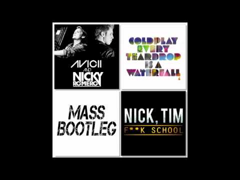 Avicii & Nicky Romero ft. Coldplay - Nicktim Vs. Every Teardrop Is A Waterfall (Mass Bootleg)
