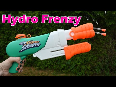 SuperSoaker Hydro Frenzy - Unboxing, Review & Test | MagicBiber [deutsch]