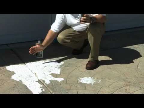 How to apply a tinted sealer on concrete driveway: part 2