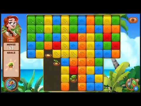 Lost Island Blast Adventure Level 402 - NO BOOSTERS 🏝️ | SKILLGAMING ✔️