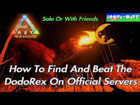 Ark Survival Evolved DodoRex How To Find And Beat The DodoRex Solo Official Server