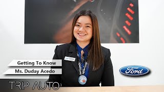 Getting To Know | Ms. Duday Acedo of Ford Alabang