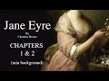 Jane Eyre by Charlotte Bronte; Chapters 1-2; AUDIOBOOK; Rain Background