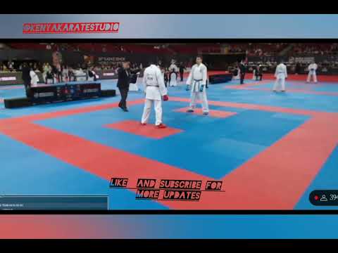 world karate championship at budapest Christopher wambua (aka) 🇰🇪🇰🇪 vs Croatia @kenyakaratestudio
