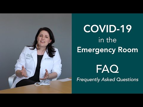 COVID-19 in the Emergency Room | Frequently Asked Questions