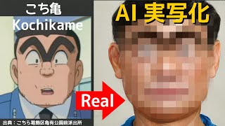 こち亀をAIで実写化【祝201巻発売】Kochikame in real Life