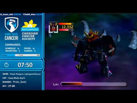 Game Over, Cancer! 2020 - Power Rangers: Lightspeed Rescue (Easy Mode Any%) [Proto_Sonic] 25:05