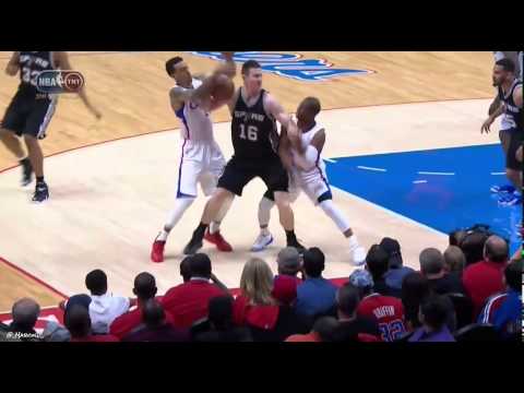 Aron Baynes had a REALLY rough night. Dunked on 3 times, dropped by Barnes.