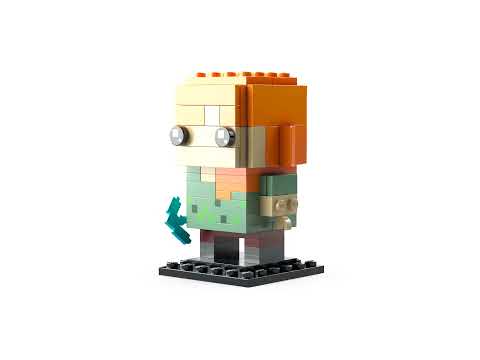 Vidéo LEGO BrickHeadz 40624 : Alex (Minecraft)