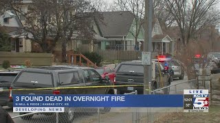 3 killed in house fire in Kansas City, Kansas