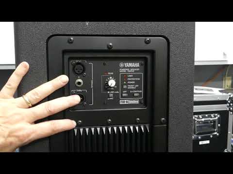 Turn down your powered speakers!