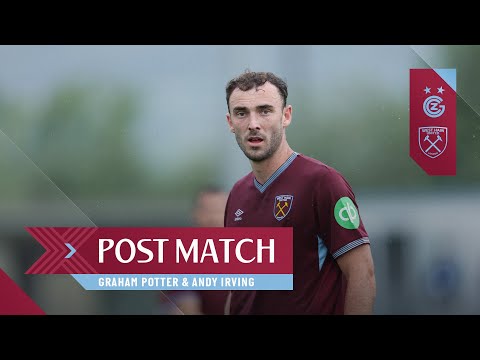 "It's Been A Really Positive Week" | Post Match Reaction | Grasshopper Zürich 1-3 West Ham United