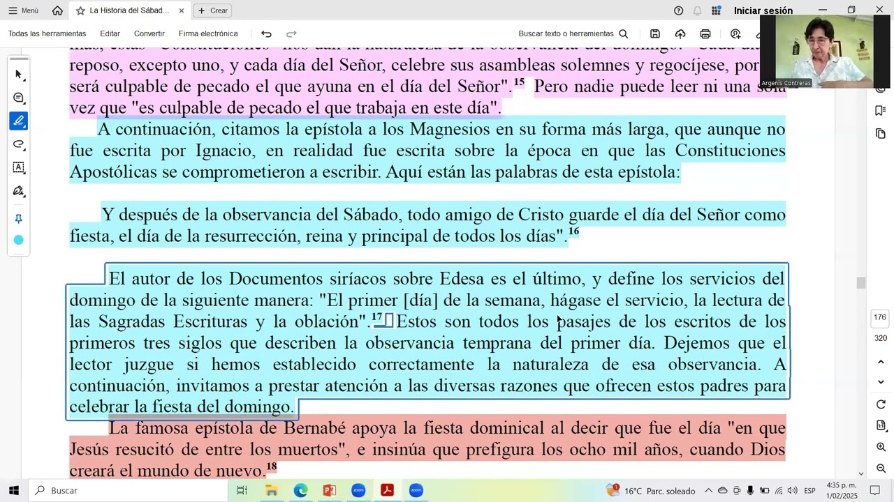 INFLUENCIA DE FILOSOFOS PAGANOS - PADRES DE LA IGLESIA EN EL REPOSO DOMINICAL. PARTE 2. Argenis C.
