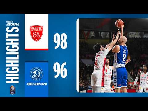 Highlights | Openjobmetis Varese - Germani Brescia | LBA 25/26 | Giornata 20
