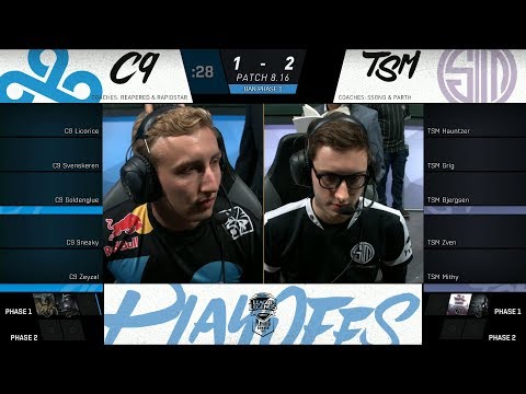 C9 vs TSM Game 4 - SemiFinals | 2018 NA LCS Summer | Cloud 9 vs Team SoloMid