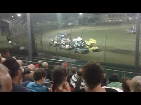 Lightning Sprints Feature Race - Lismore Speedway - 03.11.12