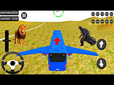 Best Flying Bus Driving Simulator - Free Offline Bus Games Android Gameplay