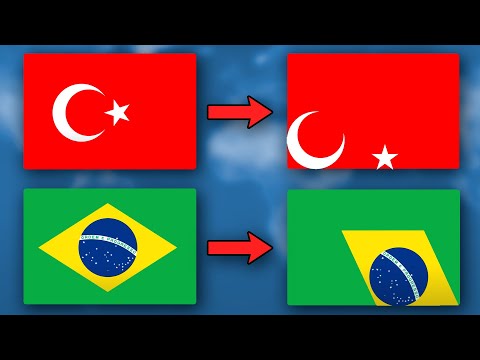 Flags With No Gravitation (Falling Flags) | Fun With Flags