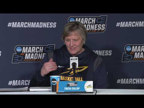 Toledo Coach Tricia Cullop, Khera Goss, Sammi Mikonowicz, Nan Garcia NCAA presser