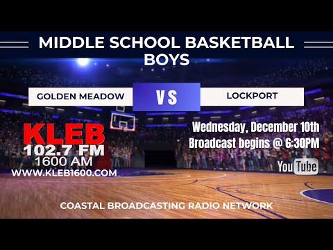 Golden Meadow LIONS vs Lockport PIRATES (Middle School Boys)