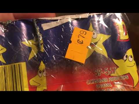 Dancing Stars Color Changing Ground Spinners from Shelton Fireworks