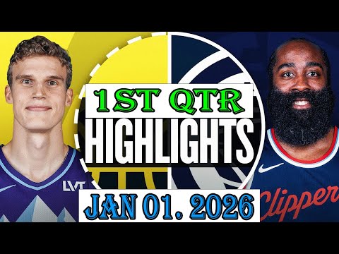 Los Angeles Clippers vs Utah Jazz 1st Qtr Jan 01.2026 Highlights | NBA hightlight