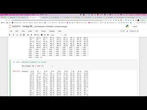 Data Analysis With Numpy Python Part 5