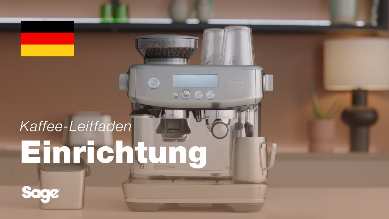 Tutorial für Breville-Kaffee - Einrichten Ihrer Maschine