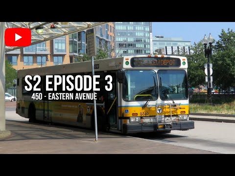 MBTA Bus - Riding Route 450 To Eastern Ave - Part 1