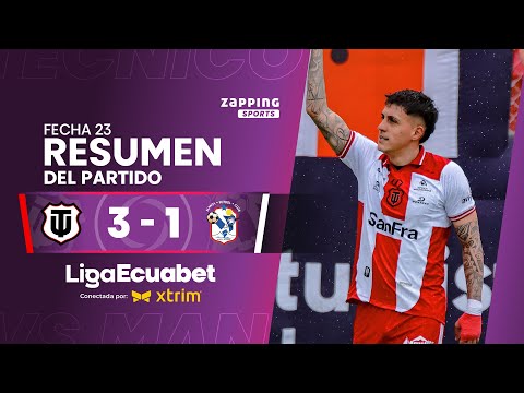 Técnico Universitario 3 - 1 Manta FC / Fecha 23 / Liga Ecuabet conectada por Xtrim
